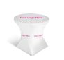 Round Classic Custom Stretch Table Cover - Flame Retardant